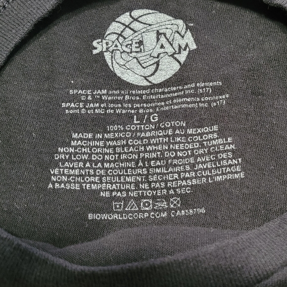 Vintage Space Jam Basketball Logo Tshirt WB Warner Bros Looney Tunes Bugs Bunny - Picture 4 of 5